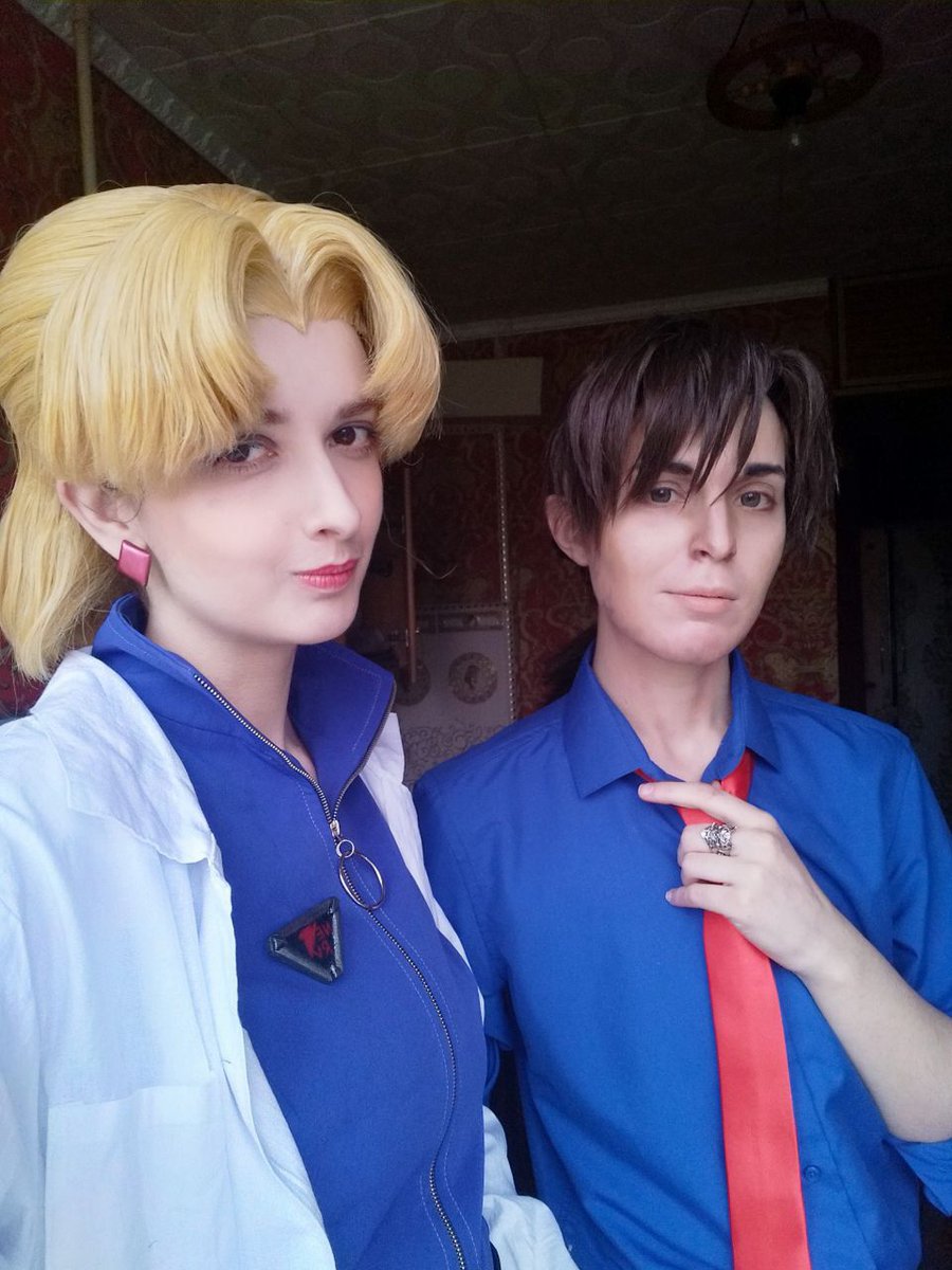 nelezsukabl's tweet photo. Вчерашний фестиваль в четырех картинках 

Кадзи: @sirnayakorka

#ritsukoakagi #RyoujiKaji  #Evangelion https://t.co/WPjd8rO8rr