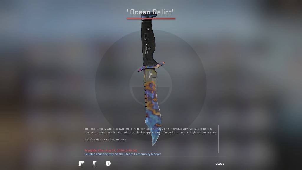 ★ Bowie Knife | Case Hardened 🔪 ($215) Retweet, Follow us! #CSGO #CS2