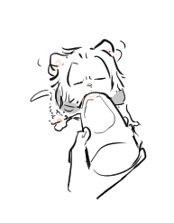 아침짹휘메,... 제이님 그림 보고 그린 하데냥이...  예전에 그렷던거 중에 올릴만한거 없나 뒤져보는중인데 진짜.. 머가 없군.. 낙서뿐이 없고... 