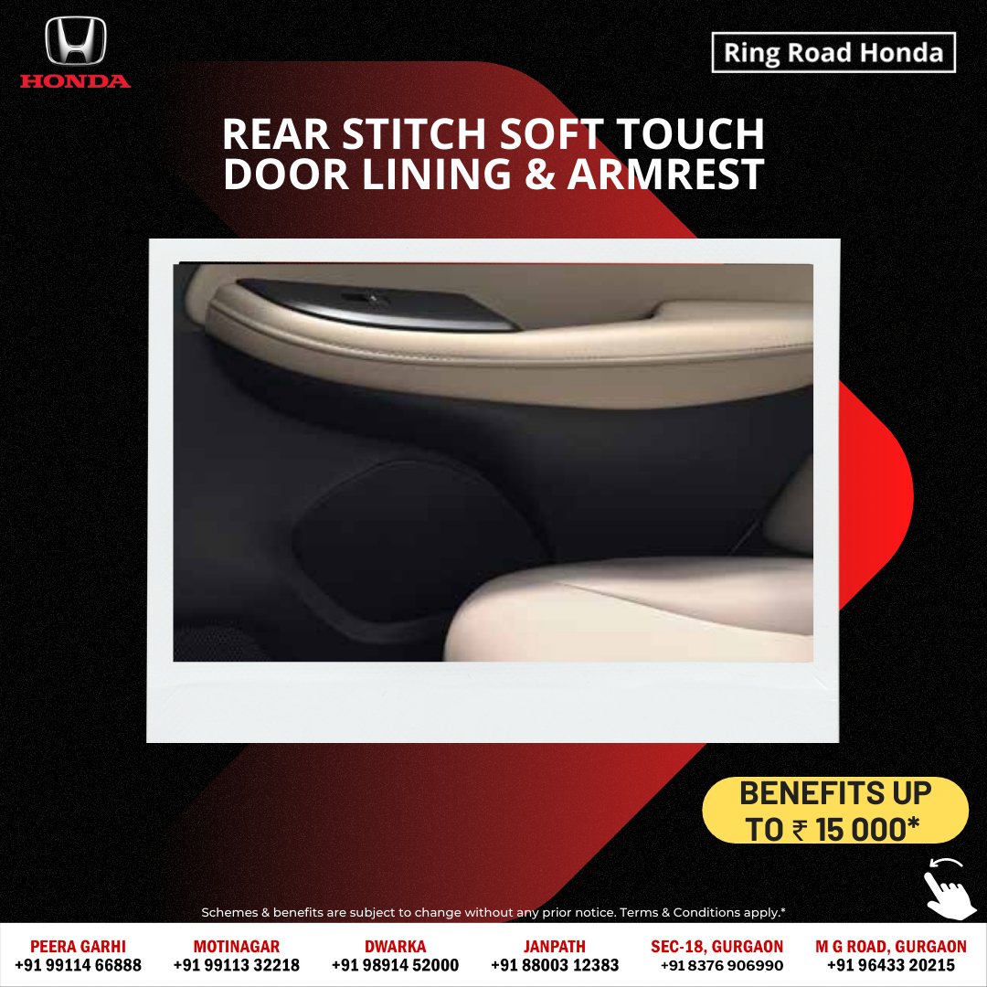 ring_honda's tweet photo. The new Honda City’s Leather shift knob and satin metallic finish around the AC vents with ambient lights truly reflects its class.

Enjoy benefits upto ₹ 15 000*.
Book now - https://t.co/Wy7mUWYmhS
.
.
.
#hondacarindia #rrhonda #TheNewHondaCity #ThinksAhead #HondaSensing https://t.co/0ZNUoPz1o2