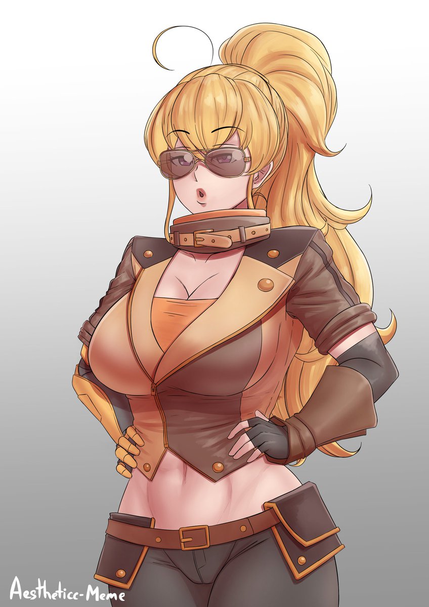 hotasthesun2's tweet photo. (Independent portrayal of yang I own none of the art)
" hey names Yang Brawnen  during the day I'm a regular huntsman but during the night......"
(Multiship account)
Kamen rider portrayal 
(Roleplays volumes 1 to 9)
Bisexual no lean .
(Non lewd /lewd rp account lewd is earned) https://t.co/bPkQii1w98