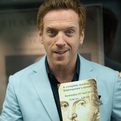 FanFunDamian's tweet photo. Happy Birthday, Shakespeare! Did you know Damian Lewis kicked off #ShakespeareDay celebrations reading the great man's first 5 sonnets in 2014? Join the party here! https://t.co/9j1dFuP3ds #DamianLewis #Shakespeare #ShakespeareSonnets #GuildhallLibrary https://t.co/VuDdv2fudG