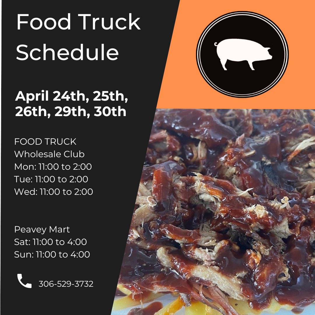 Catch us outside this week starting Monday