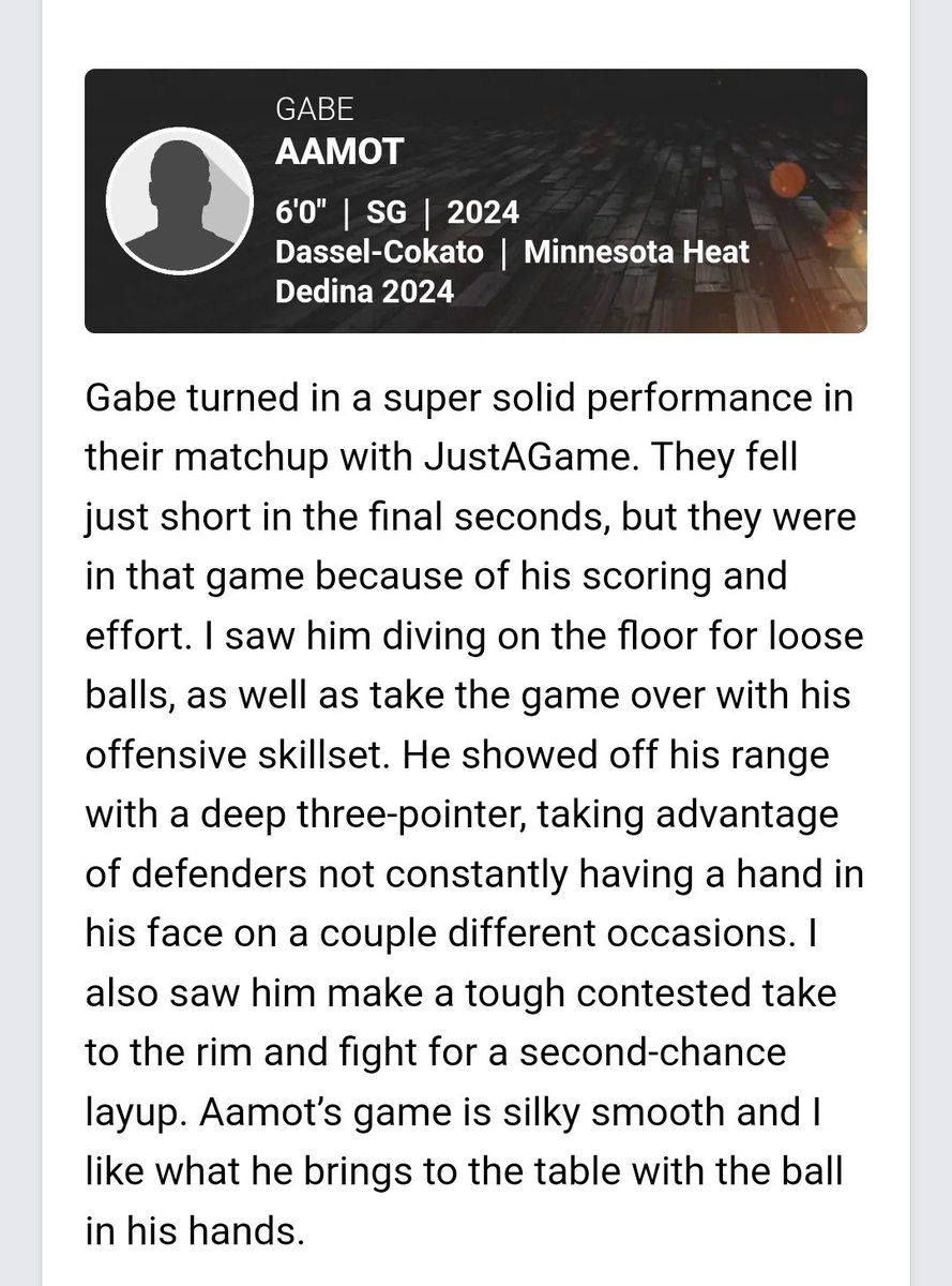 Minnesota Heat Dedina 2028 tweet media