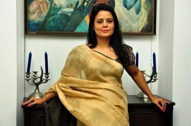 mahua moitra saree