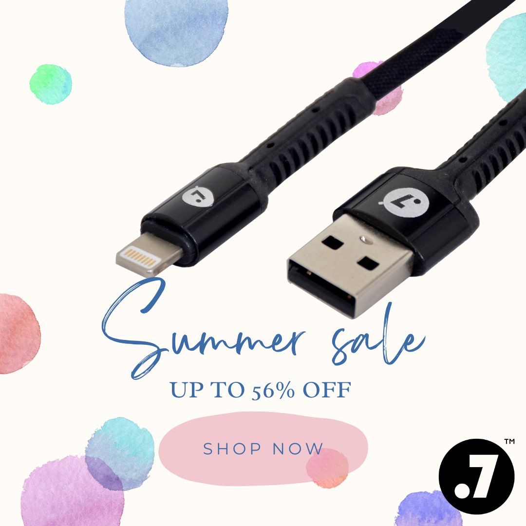 dot7_official's tweet photo. Summer SALE is on 🔥🚀 

BUY NOW on : https://t.co/efIKgHv8m2

We are on Flipkart as well

USB C TO C : https://t.co/gxLUHre7WR

USB A TO C : https://t.co/8c75oDeNp4

USB C TO LIGHTNING (iPhone) : https://t.co/TDh1OOHHt6

USB A TO LIGHTNING : https://t.co/B4O5pMqoRh https://t.co/PVtfDoptiJ