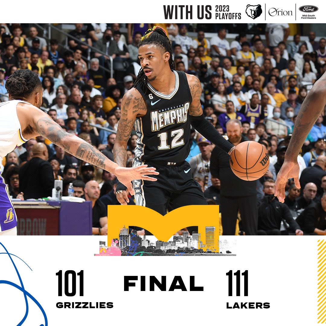 memgrizz's tweet photo. game 4 monday. see y’all then. https://t.co/nRaIPrQzoR