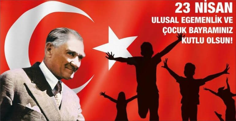 Bugün 23 Nisan neşe doluyor insan...KUTLU OLSUN...