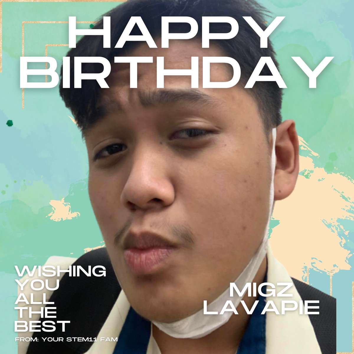 stemonze's tweet image. HAPPY MIGZ DAY!!!

May your birthday be full of magical and special moments to remember. Always, look forward to the future with positivity and hope but also hold onto the pleasant memories of the cool and beautiful times. Have a great day ahead!

-12STEM11 FAM
