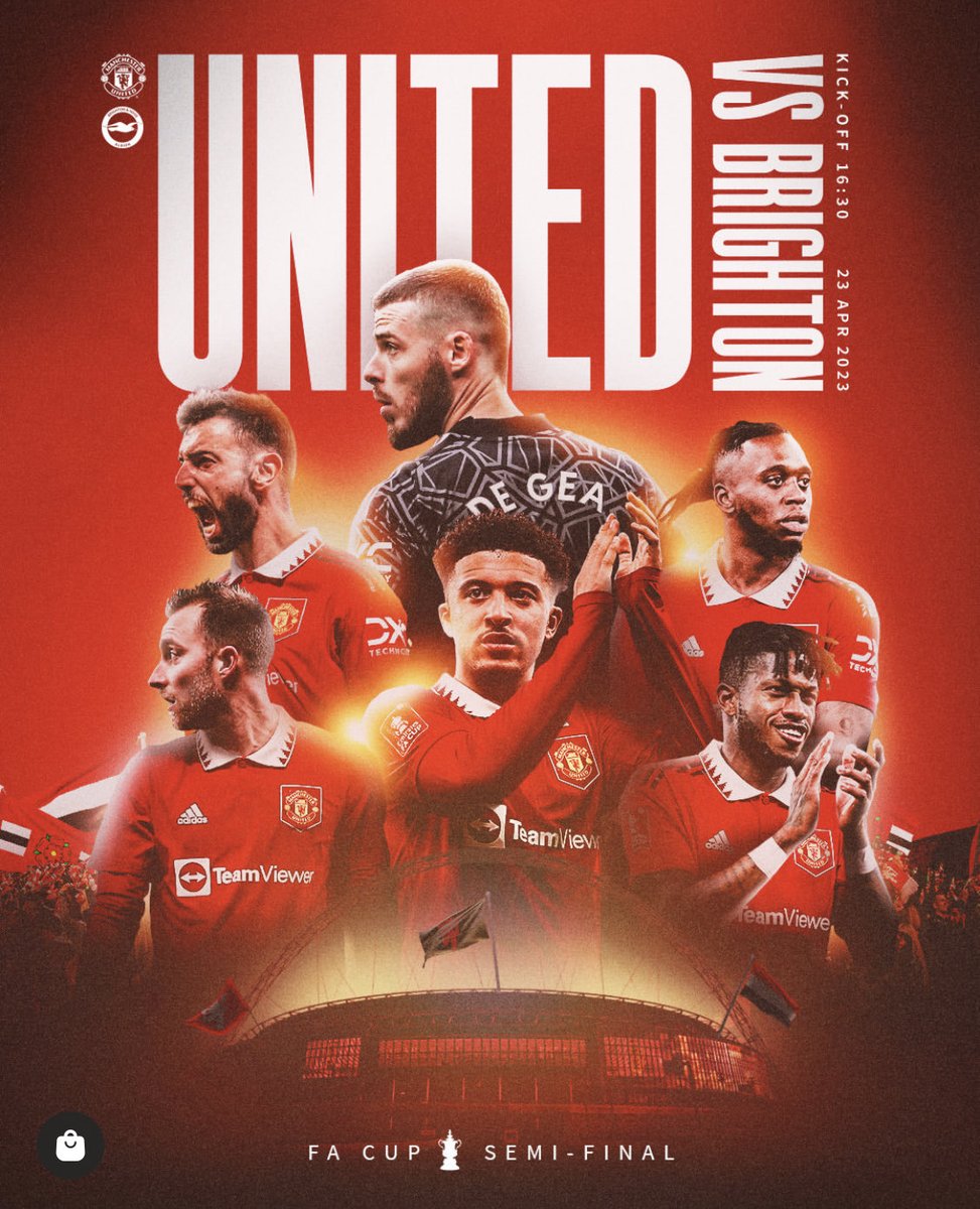 RickyManUtdCT's tweet photo. MATCHDAY EXCITEMENT LOADING…………….

Still dreaming of a domestic double in the 2022-23 campaign, my beloved MAN UNITED head to WEMBLEY for today’s FA Cup semi-final date with BRIGHTON &amp; HOVE ALBION. Kick-off 17:30 SA-time.

#FACup
#semifinal
#GetInBoys
#GGMU4EVER https://t.co/QxV9nzKZ3V