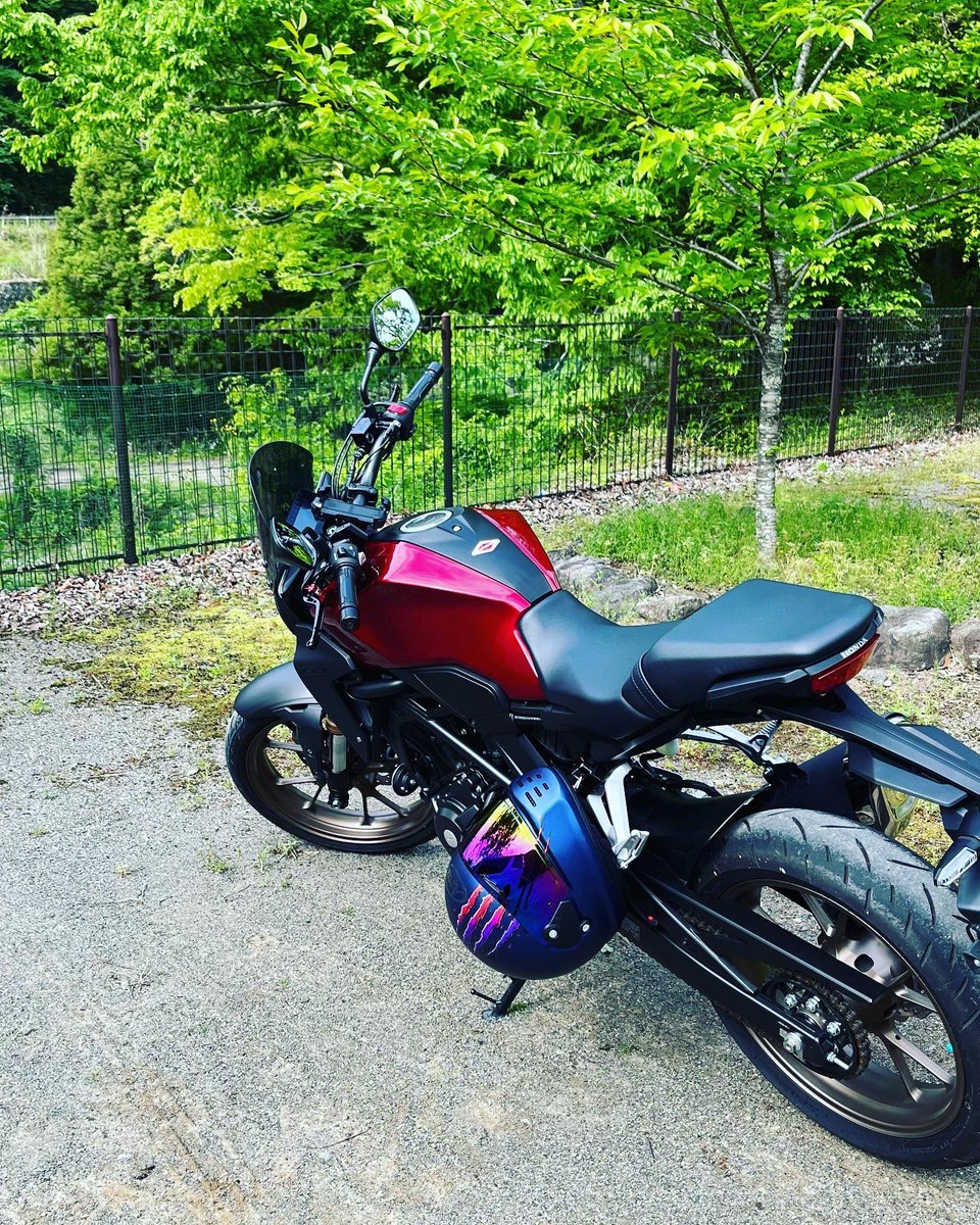 megusuke_life's tweet photo. 日曜日はソロツーリングデー🏍️
＃cb250r
＃ソロツーリング https://t.co/25NgD8QASp