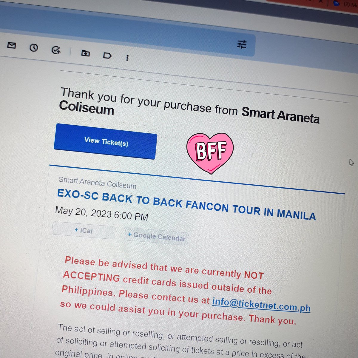 deerjoshushuji's tweet photo. Thank youuu so muuch chyyy for helping me secure my EXO SC tix 🥺 kahit damang dama yung pagpapanic ko huhu I believe pahelp na kayong magpasecure sa kanyaaa🩶🩶 #chyfeedbacks https://t.co/T485Mapbfx