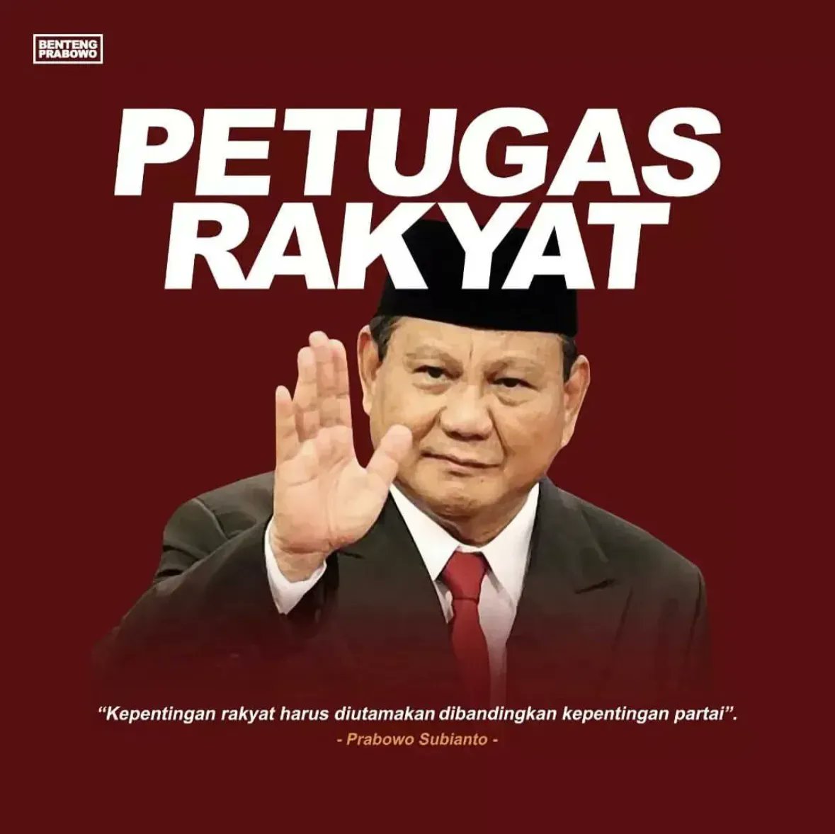 prabow08's tweet photo. Pak Prabowo bukan petugas partai, beliau petugas rakyat https://t.co/LWtqb2plx9