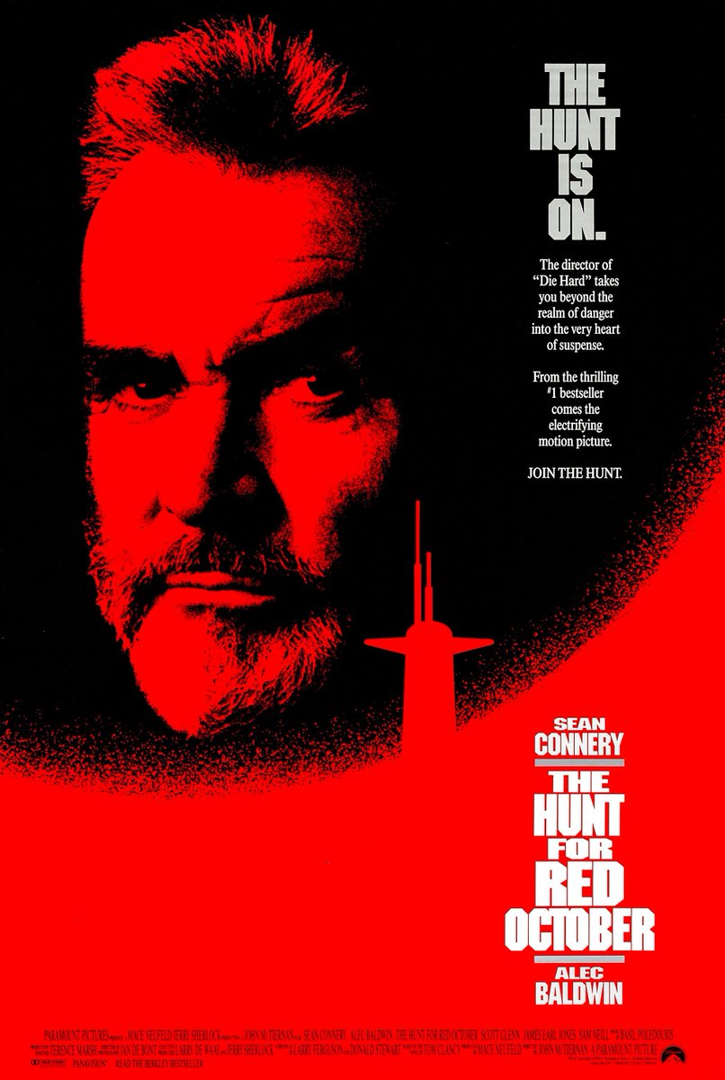 #NowWatching THE HUNT FOR RED OCTOBER #JohnMcTiernan #AlecBaldwin #SeanConnery #JamesEarlJones #SamNeill #JossAckland #TimCurry #PeterFirth #ScottGlenn #JeffreyJones #RichardJordan #StellanSkarsgard #FredThompson #CourtneyBVance #TomasArana #TimothyCarhart #DanielDavis