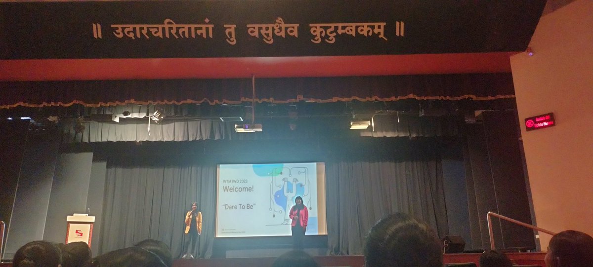 TruptiParde's tweet photo. Attending International Woman's Day 2023
#WTMDareToBe #IWD2023 #GDGpune #WTM https://t.co/VUkupZuxDT