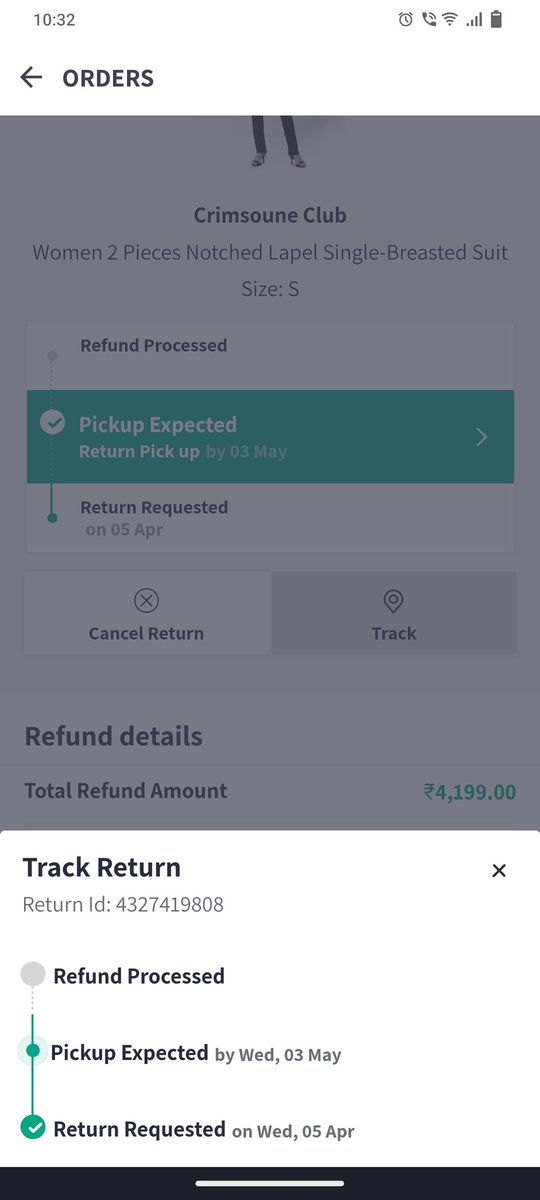 dr_indukiran's tweet photo. @MyntraSupport @myntra can you please explain why pick up is being delayed again and again? https://t.co/JiG24WeO8e