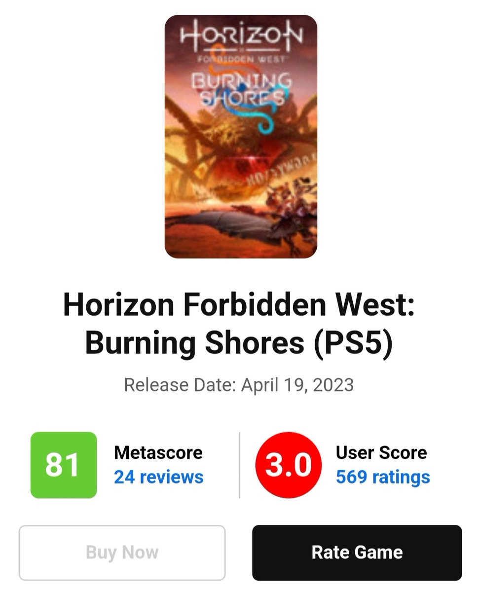 It finally happened...
People realized that 'square'is a stupid f***king button for 'crouch'!

Oh wait nevermind, they just hate gay people ://////
#BurningShores #HorizonForbiddenWest #PS5games #PS5news #PS5