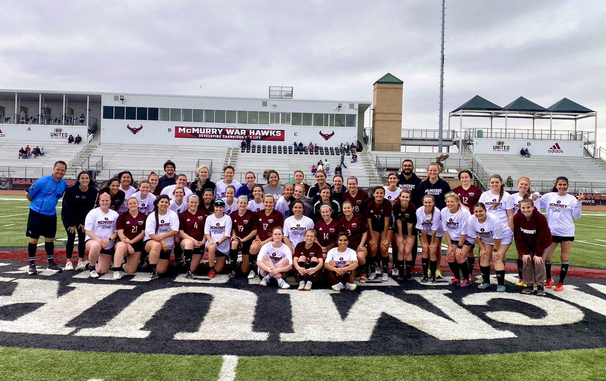 McMurrySoccer's tweet photo. Wow! What an amazing day today, First alumni game and we had an incredible turnout!! These women built this program and to have them back was surreal!

#alwaysfamily #lovefirst #alacumba https://t.co/UPwIoPXg3A