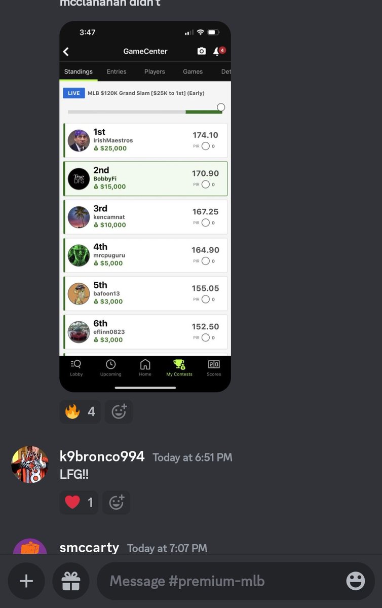 TrueDfs's tweet photo. The Community is on 🔥 🔥 our STARS are rising & not leaving like others!! Get our DEAL FOR HALF THE PRICE OF OTHERS 💥 If your looking for MELONS 👀 TO GET LOSERS 🤪 You Know Where to Go!! BUT WE WINNERS 💰💰 AND #WINNERSWIN #DFS #ALLSPORTS https://t.co/r1Wq2lTtCb