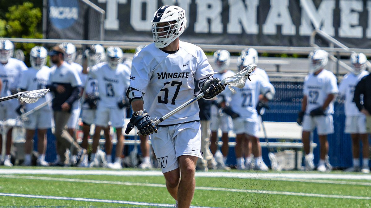 WU_Bulldogs's tweet photo. #4 @WingateLacrosse closed out the regular season in style, outscoring #3 UIndy 7-1 in the 3rd to pick up a huge 14-9 win!!

Riley had 6 goals &amp; an assist; Grieco added 4 goals &amp; 2 assists, Rupprecht won 13 face-offs!

Caponi piled up 16 saves!

Recap | https://t.co/5WMsCpE9gj https://t.co/JVNePG32qH
