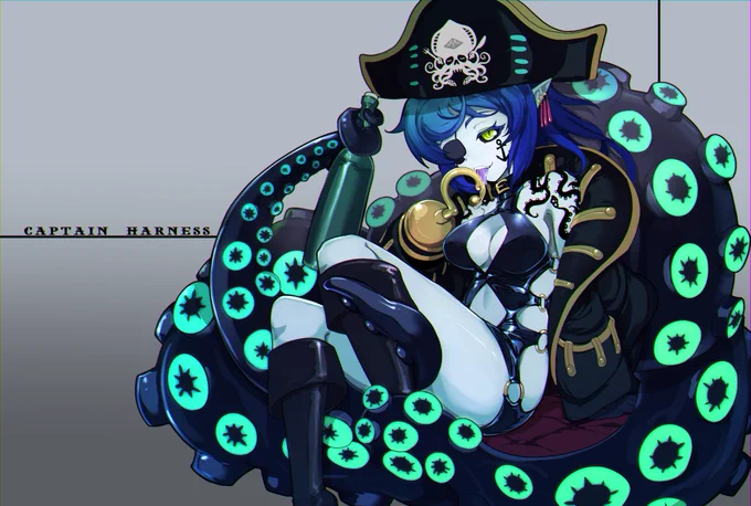キャプテン・ハーネス(アオリイカ)海賊タイプのヴィラン。見てくれが時代錯誤な装甲艦を保有。マストを擬態用の特殊なフィルターで覆い民間船に擬態して近づき船を沈める。 