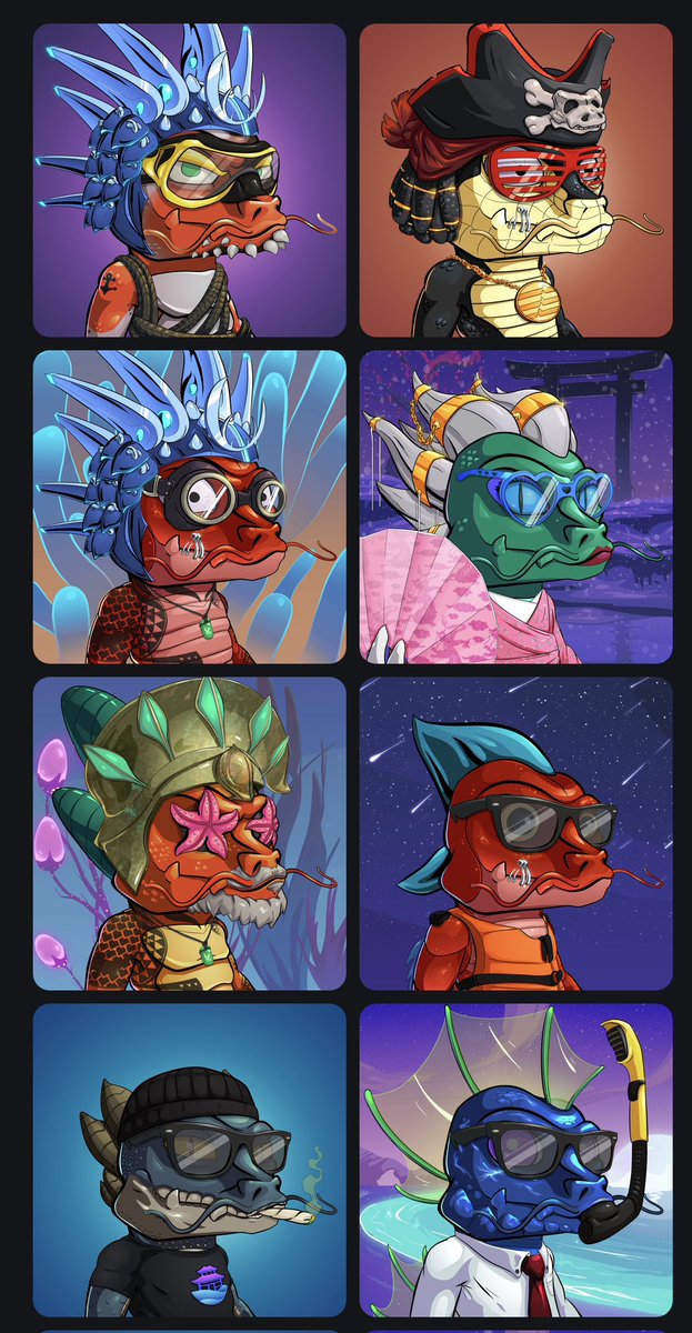 One might say I have a dragon problem. I would say you have a problem if you aren’t  holding a dragon 😂. 50% reduced fee for me and 20k sea crystals airdrop. The future looks beautiful 
@SeaShrineNFT