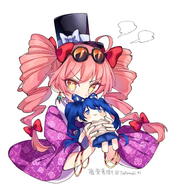 ツインテール姉妹おそろい!#東方Project #依神紫苑 #依神女苑 