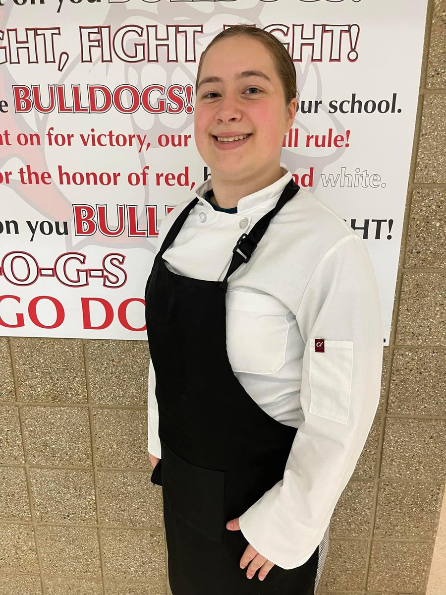 Congratulations to Meghan Sanders! First place in the state culinary competition!!  #jhhsabovetheline #jhhsfamily