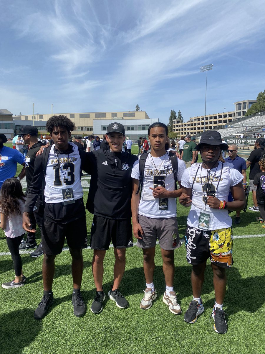 Sac State Junior Day 💪🏽 <a href="/Allen_Perryman/">Allen Perryman</a> <a href="/Coach__Prince/">Tyson Prince</a>