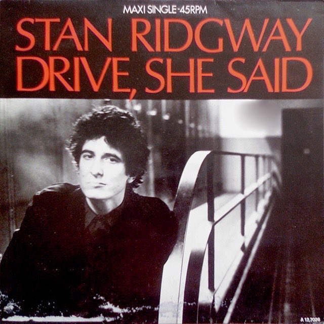 Stan_Ridgway's tweet photo. “Drive, She Said” 1986 maxi single 45rpm #driveshesaid #vinyl #recordcollection pic by #edwardcolver #filmnoir #stanridgway #wallofvoodoo #harmonica https://t.co/GdpkaIHbcD