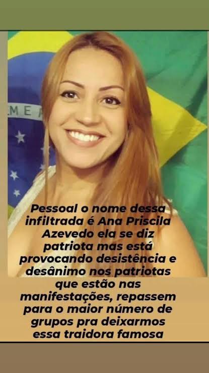 Patriotas, 
Nao podemos esquecer este lindo rostinho.
Alguem tem notícias?
Seria uma ótima pessoa na CPMI. 
#DIREITAforteUNIDA 

<a href="/GayerGus/">Gustavo Gayer</a> , <a href="/nikolas_dm/">Nikolas Ferreira</a> <a href="/marcosdoval/">Senador Marcos do Val</a> , voces tem noticias?