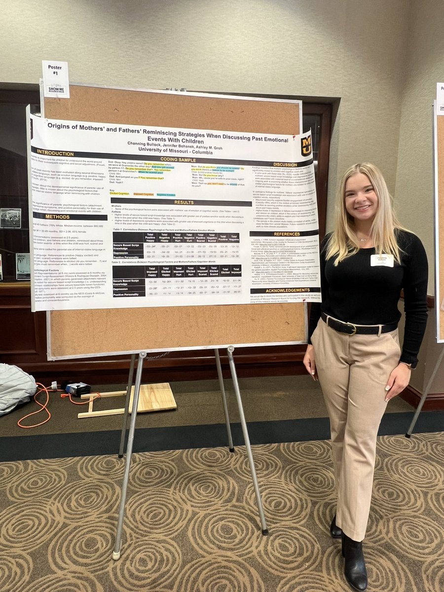 ChanningBullock's tweet photo. I had a great time presenting at Show-Me Research week and at the @MidwesternPsych conference! @MizzouPsych @ugradresearchMU https://t.co/6nSLRg20Ya