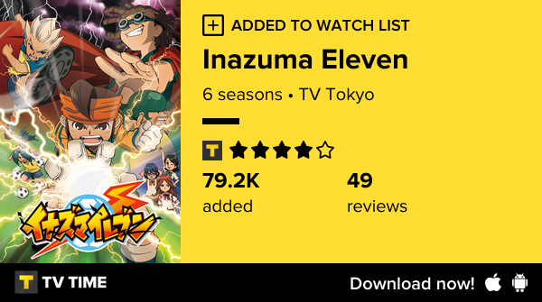 AW_Alwasmy's tweet photo. I've just started following Inazuma Eleven https://t.co/f5bRcvkfAi #tvtime https://t.co/6E74b9YeLw