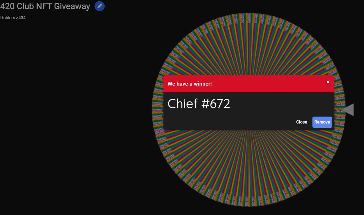 deltaomegapieye's tweet photo. 🚨 420 CLUB #NFTGiveaway 🚨

👍 This weeks winner is Chief #672
🥳 Congrats to the Chief HODLer! @Dandtpublishing

🔥 You get this U-Crypto #NFT 
 
1⃣ Hold a Chief
2⃣ Win #NFTs 
3⃣ Tell all your Frenz in the #NFTCommunity

👉https://t.co/21K2h2TZU7

▲Ωπ👁️ https://t.co/xeFHgvVlZf