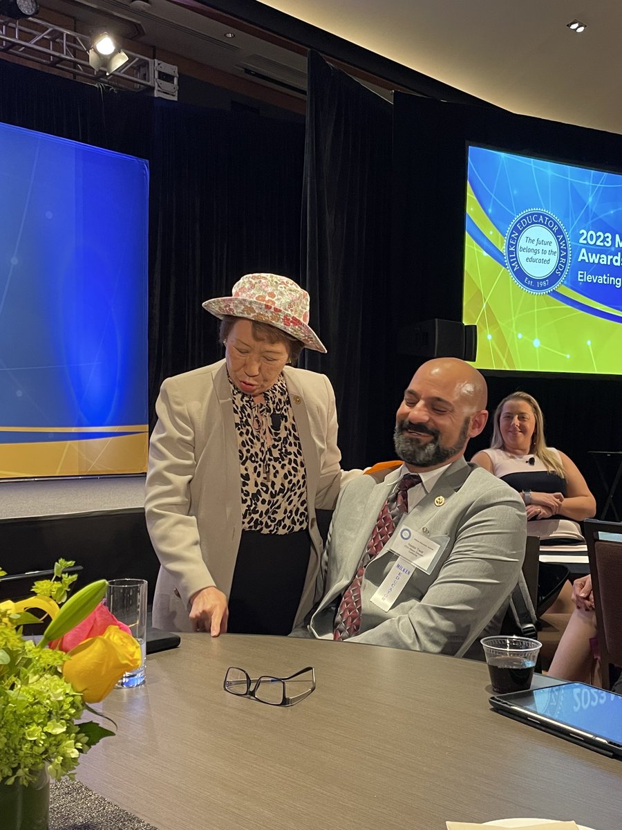 Spending meaningful time with some of the most gifted educators in the country has filled my cup to overflowing. The <a href="/Milken/">Milken Family Fdn</a> community teems w/ creativity, inspiration, substance, accountability, vision, impact, &amp; most impressively, humility. Privileged to call them family. #MFF