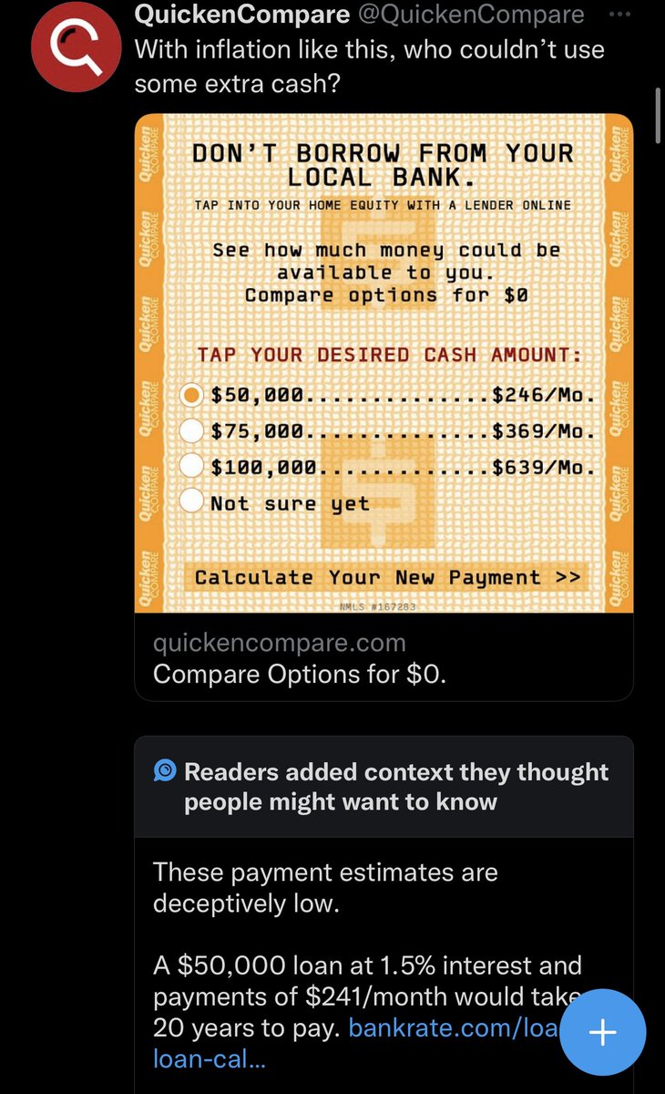 TheStalwart's tweet photo. One thing about Twitter these days that is actually awesome is that the Community Notes are even being appended to sponsored posts https://t.co/EJTvBN2gQv