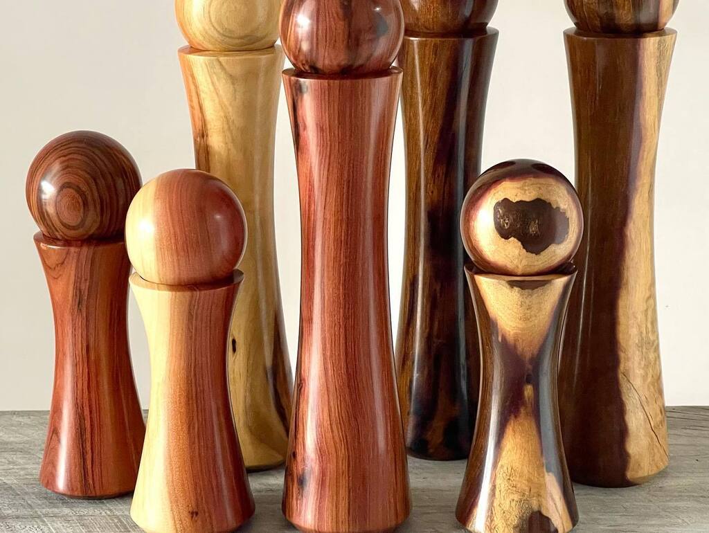 OzWoodWork's tweet photo. New batch of ceramic crush grind pepper/salt/herb mills; each one is so unique that we are happy to send photos of individual mills - just send a request via the website https://t.co/zadRqOcBku #australianmade #peppermill #pepper #wooden #kitchenaccess… https://t.co/AncMbWRMnr https://t.co/krv527gx24