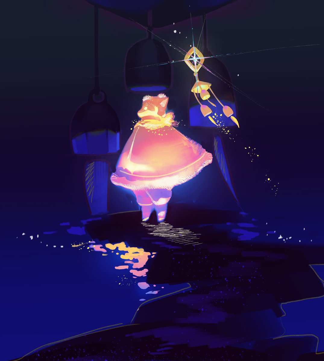 thatskygame's tweet photo. A twinkle in the dark ✨

Thank you @blue_deer__ for this beautiful artwork based on Season of Remembrance! https://t.co/WVHvBJxXiU