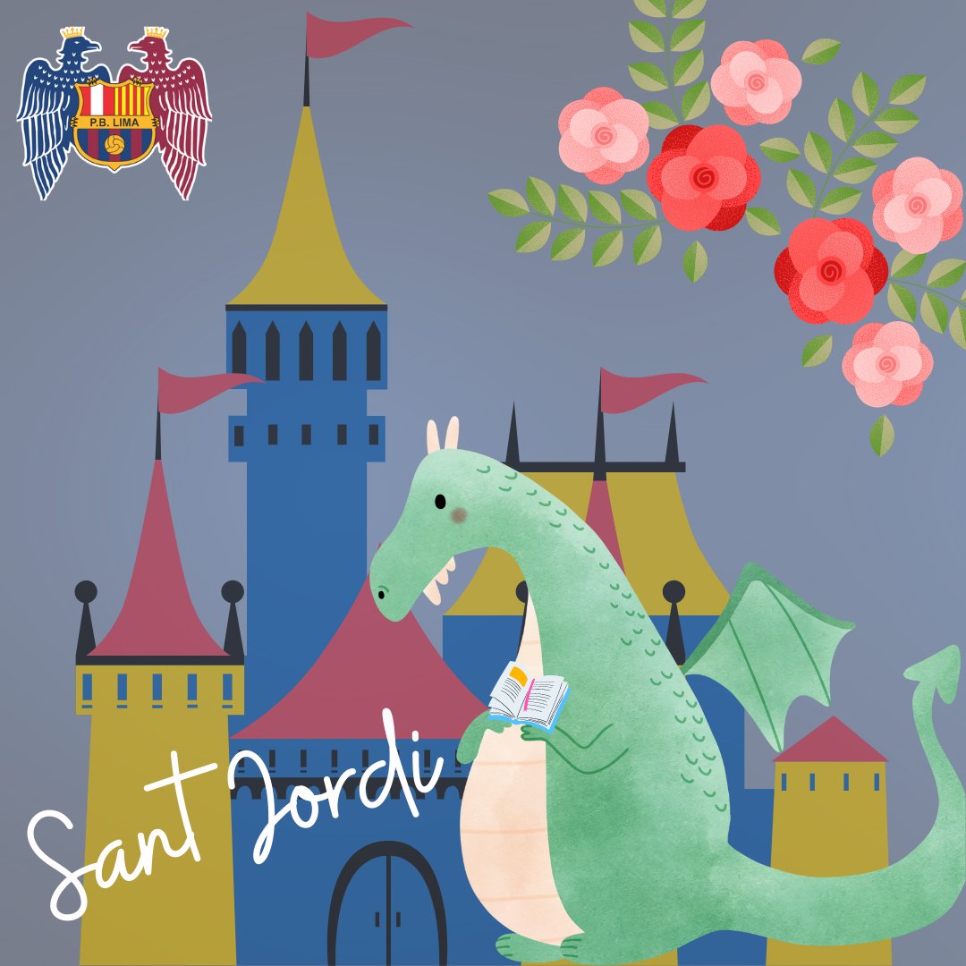 Penyalima's tweet photo. FELIÇ SANT JORDI

#penya #penyablaugranalima #barcelona #santjordi
#sompenyasombarça https://t.co/4Sovtsv2Dm