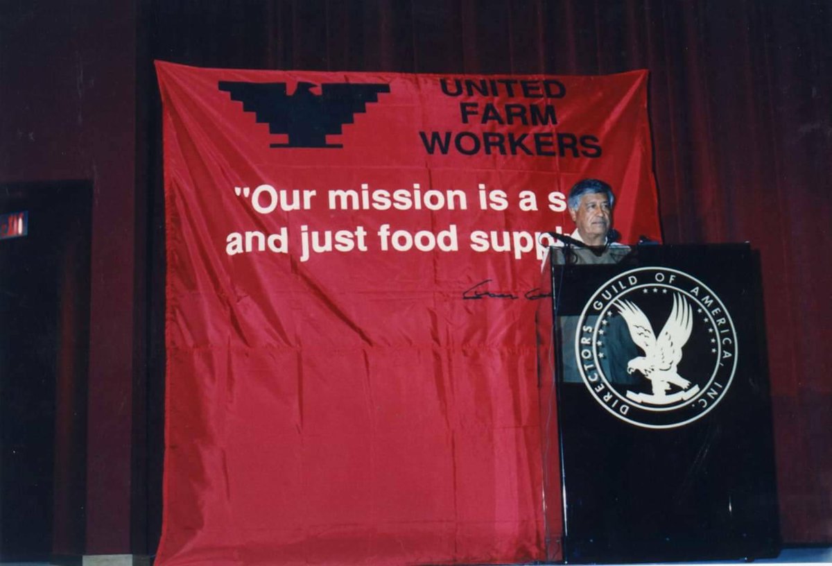 UFWupdates's tweet photo. "We farm workers are closest to food production. We were the first to recognize the serious health hazards of agriculture pesticides to both consumers and ourselves." #CesarChavez  #EarthDay https://t.co/owMCtJDtz2