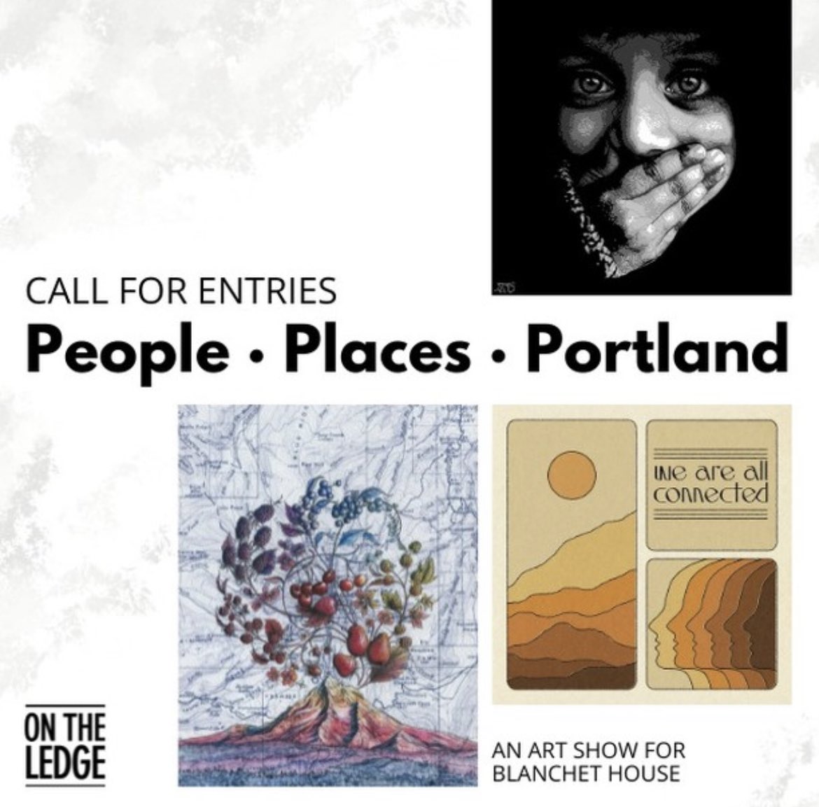 blanchethouse's tweet photo. Submit your art to Blanchet House’s art show #ontheledge. Details at https://t.co/cBXszSzSSo. https://t.co/eaePTjO3or