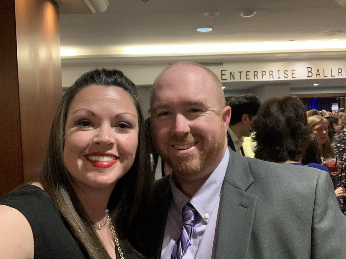 Date night with my honey last night at the #LISDawards banquet. Love supporting colleagues with him, it’s the best!