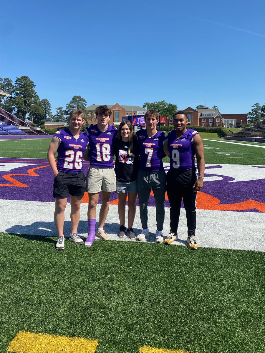 Enjoyed the Junior day at NSU <a href="/CoachBradLaird/">Brad Laird</a> <a href="/NSUDemonsFB/">NSU Football</a>