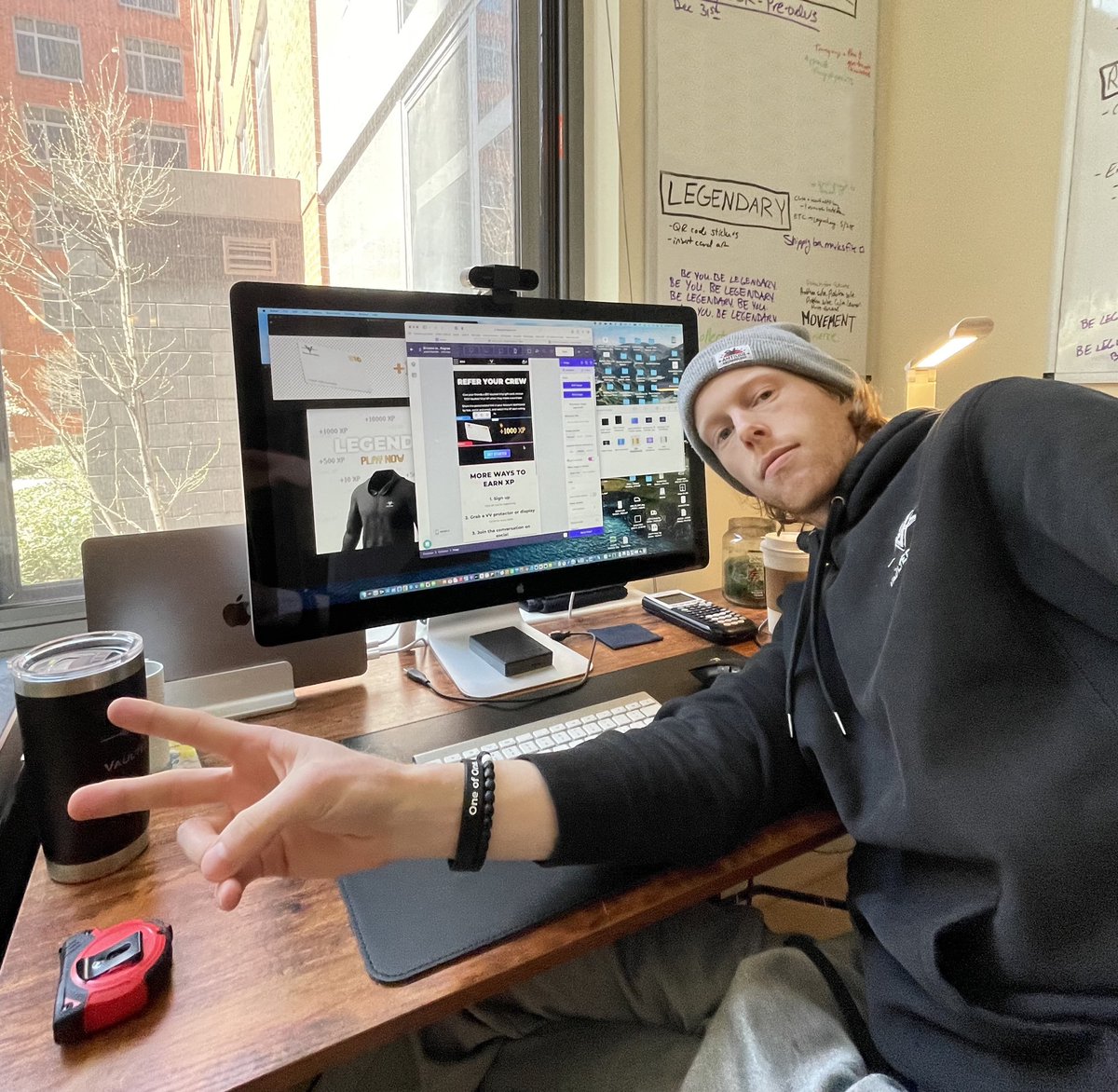 vaultedcollect's tweet photo. Finishing touches, for the Legends. 

🚀🪐: VIEWS FROM THE COCKPIT
👽📸: @_shanekemp 
📆: March 30, 2023 @ 1:03PM ET

📝: Shane in the studio working through final edits of Vaulted Vinyl Legends, our new immersive loyalty program where you earn XP and perks unlike any other. https://t.co/x5oKmtclVT