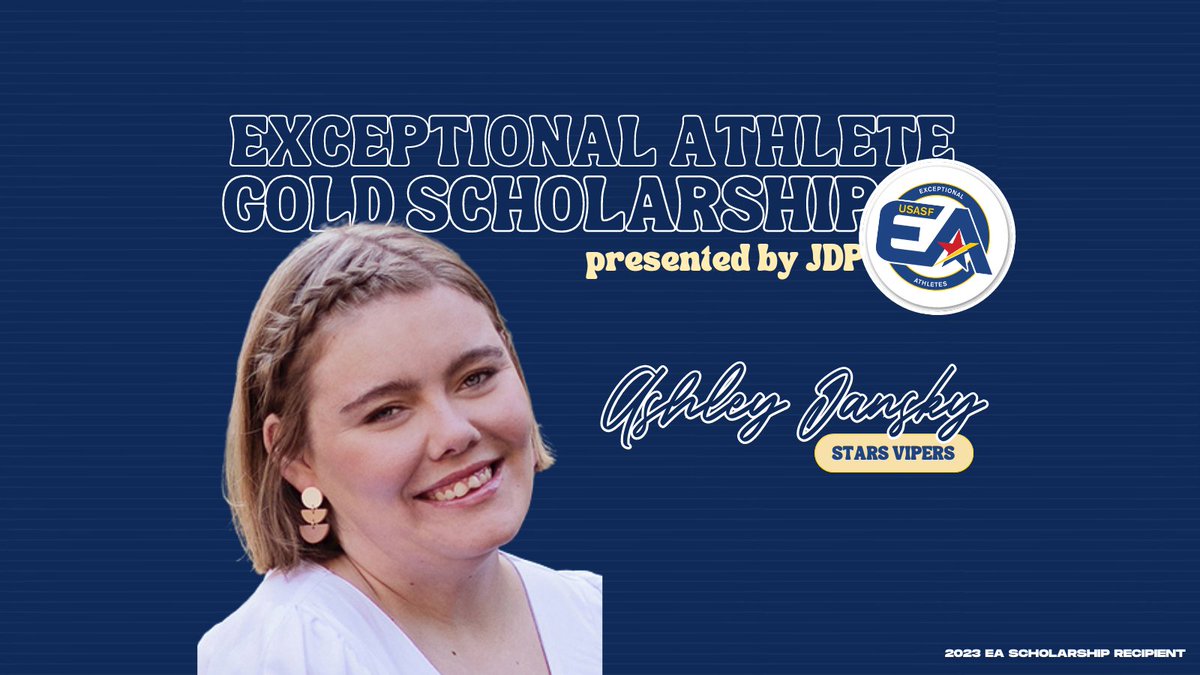 USASFcheer's tweet photo. CONGRATULATIONS to our 2023 EA Scholarship winners 🌟 

KP Connection Award Recipient - Aliana Russell from CNY Storm 

Gold Scholarship Recipient - Ashley Jansky from Stars Vipers

Silver Scholarship Recipient - Elicia Parker from Spirit Enhancers

#USASF https://t.co/EjZBhKyuQW