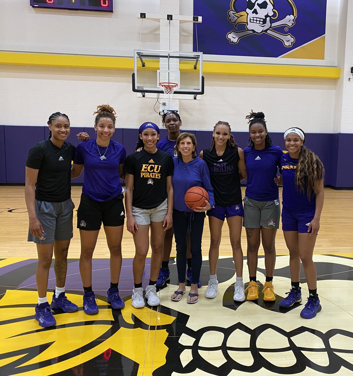 It was nice meeting the @ecuwbb players and watching them practice at their awesome practice facility.  The 2023 <a href="/American_Conf/">The American</a> Women’s Basketball Champions are energized for the upcoming season.