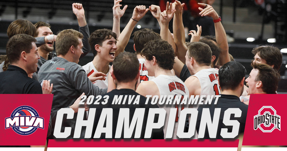 Your 2023 MIVA Tournament Champions, the Ohio State Buckeyes!! #MIVAvb #NCAAMVB