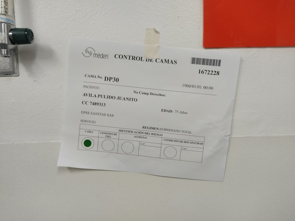francylsc's tweet photo. @Supersalud @infopresidencia @petrogustavo @MinSaludCol Juanito Ávila Pulido
Cc 7489313 edad: 75 años EPS Sanitas régimen subsidiado https://t.co/E0fX0GirCn