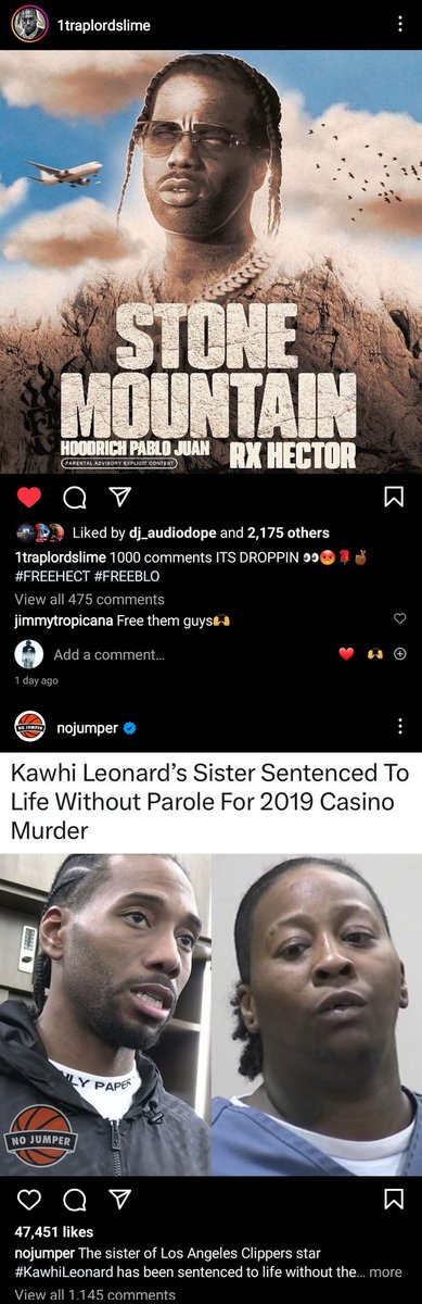 callmeTropicana's tweet image. What's crazy is Pablo and Kawhi cousins and they stacked on my feed... #freehood #freeblo #freehect