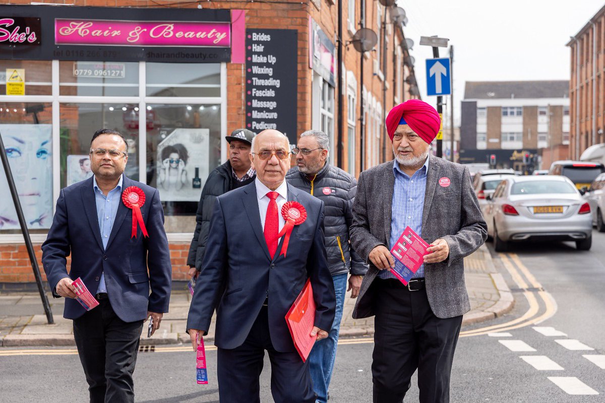 Thanks to team #Belgrave @kmistryuk @HershThaker supported by @VirendraSharma @LilianGreenwood @RishiMadlani @_petermason @labour_india @Vandna26382857 & all supporters today with #canvassing for @UKLabour #BelgraveWard great support on the doorsteps for new #Candidates 🙏🏽